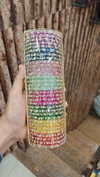 Trendy Kundan Glass Bangles Combo Box Exporters In India